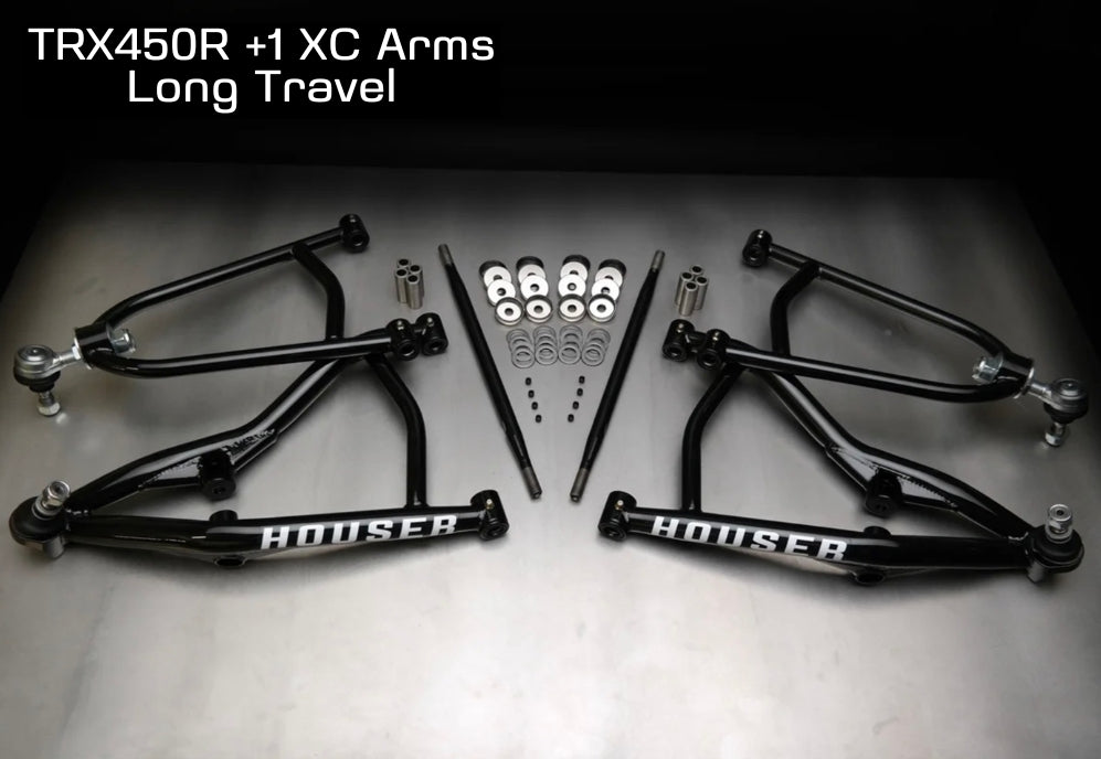 Trx450r A-arms outlet and steering rods.