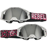 Defiant Pro Motocross Goggle - Chrome Safari