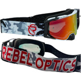 Rebel Optics Motocross Goggle - White Camo