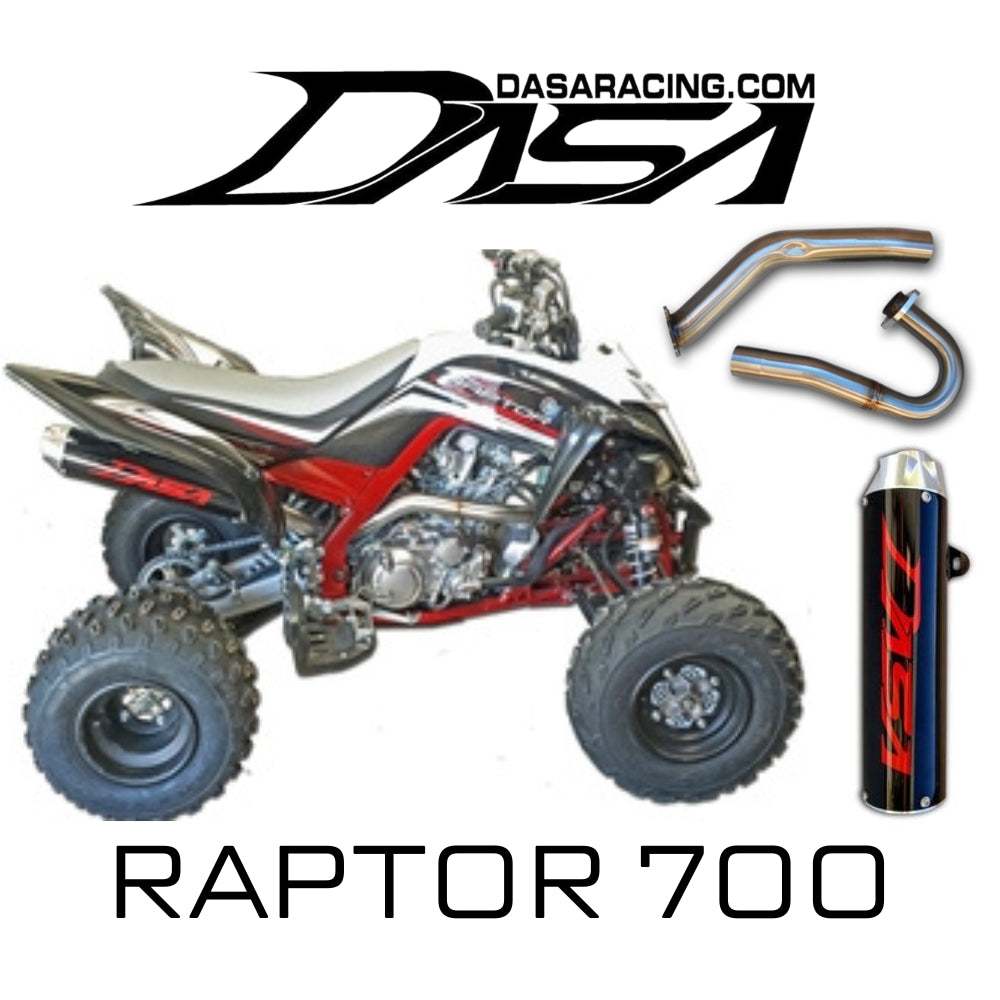 Dasa Racing Red Dasa Exhaust Raptor 700 2015+ β Pete Hager